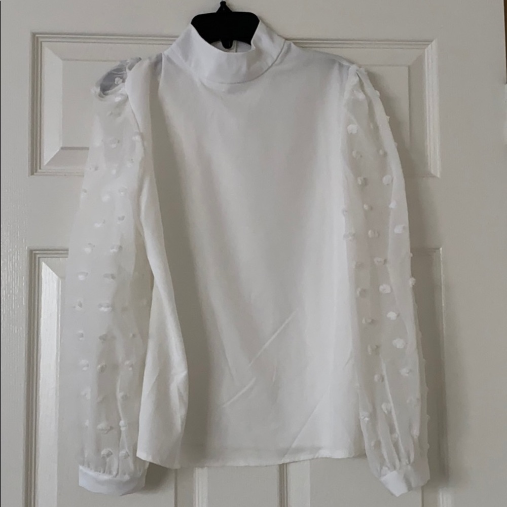 Statement sleeve top! - Picture 3 of 7